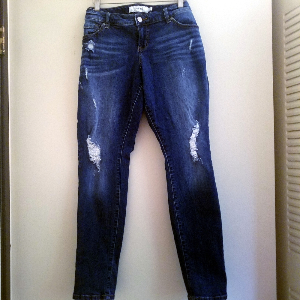 Torrid Destructed Skinny Jeans 12
